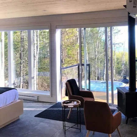 Charlevoix Experience Thermale En Pleine Nature - Suites Nature Charlevoix - Suite #2 Les Eboulements Exterior photo